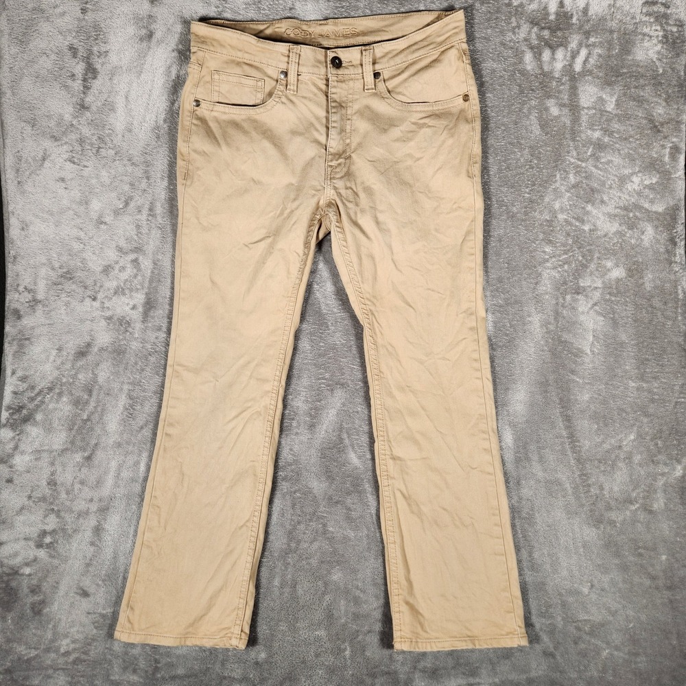 Cody James Pants Mens 34x30 Tan Excellent Cotton Stretch Chino Straight Leg